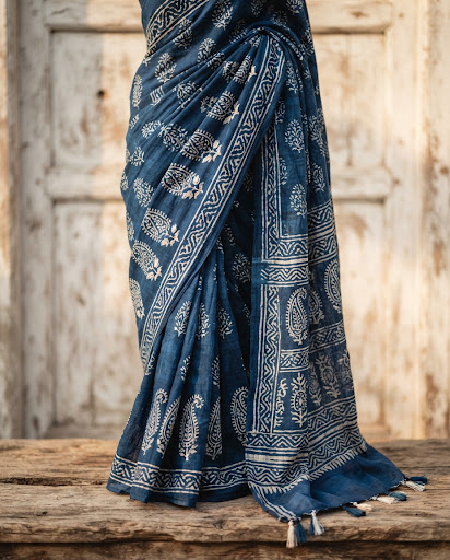 Sambalpuri & Bomkai Earth — 20 Drape Sandook