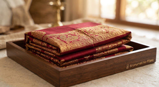 Mysore & Ilkal Gold — 36 Drape Trousseau