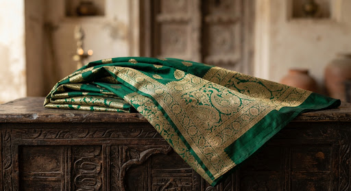 Kasavu Onam Grace — 18 Drape Sandook