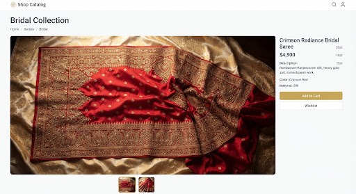 Kasavu Onam Grace — 36 Drape Trousseau