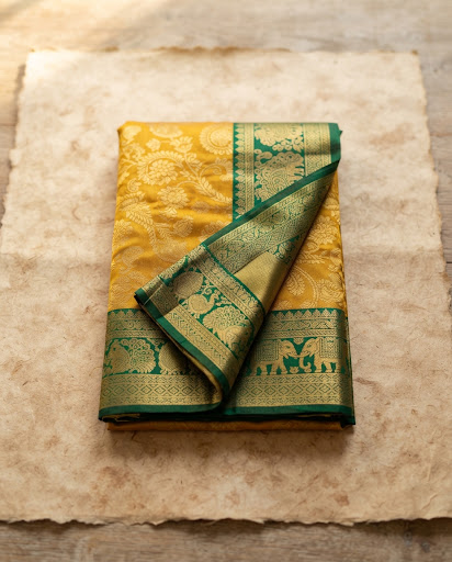 Banaras Brocade Heirloom — 30 Drape Sandook