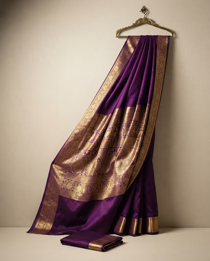 Paithani Peacock Chest — 18 Drape Sandook
