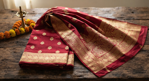 Paithani Peacock Chest — 20 Drape Sandook